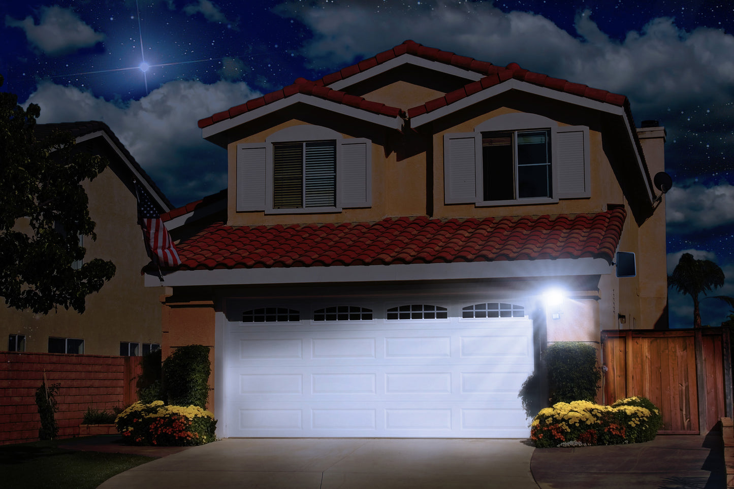 Single COB Solar Motion Security Light (Refurbished)