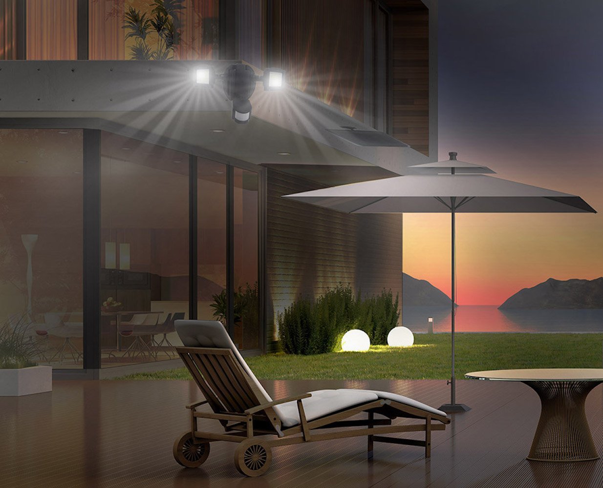 120 LED Solar Motion Security Light (Refurbished)