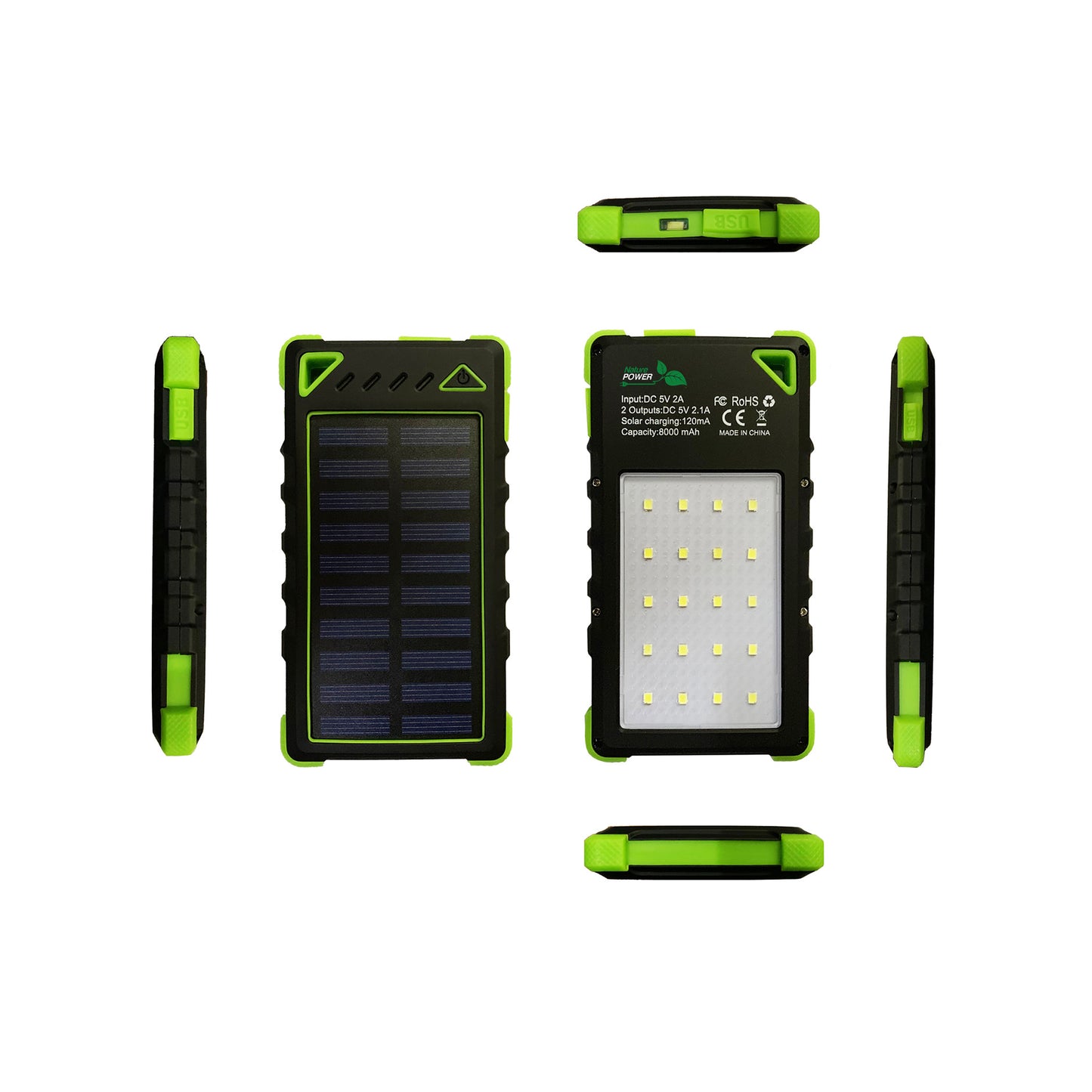 Smartphone Charger with 5 Watt LED Light (Refurbished)
