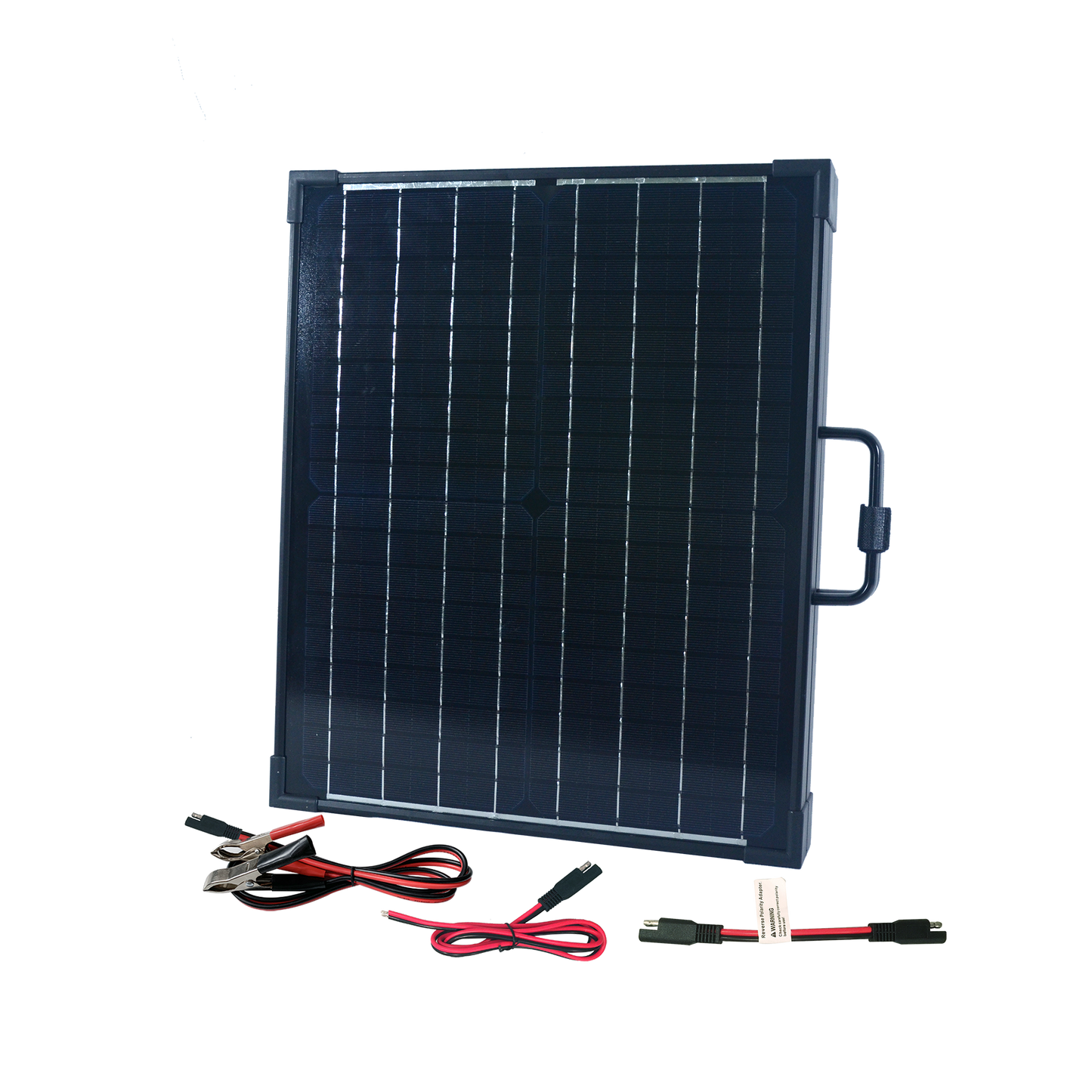 40 Watt Portable Monocrystalline Solar Panel for 12-Volt Charging in Briefcase Design (Refurbished)
