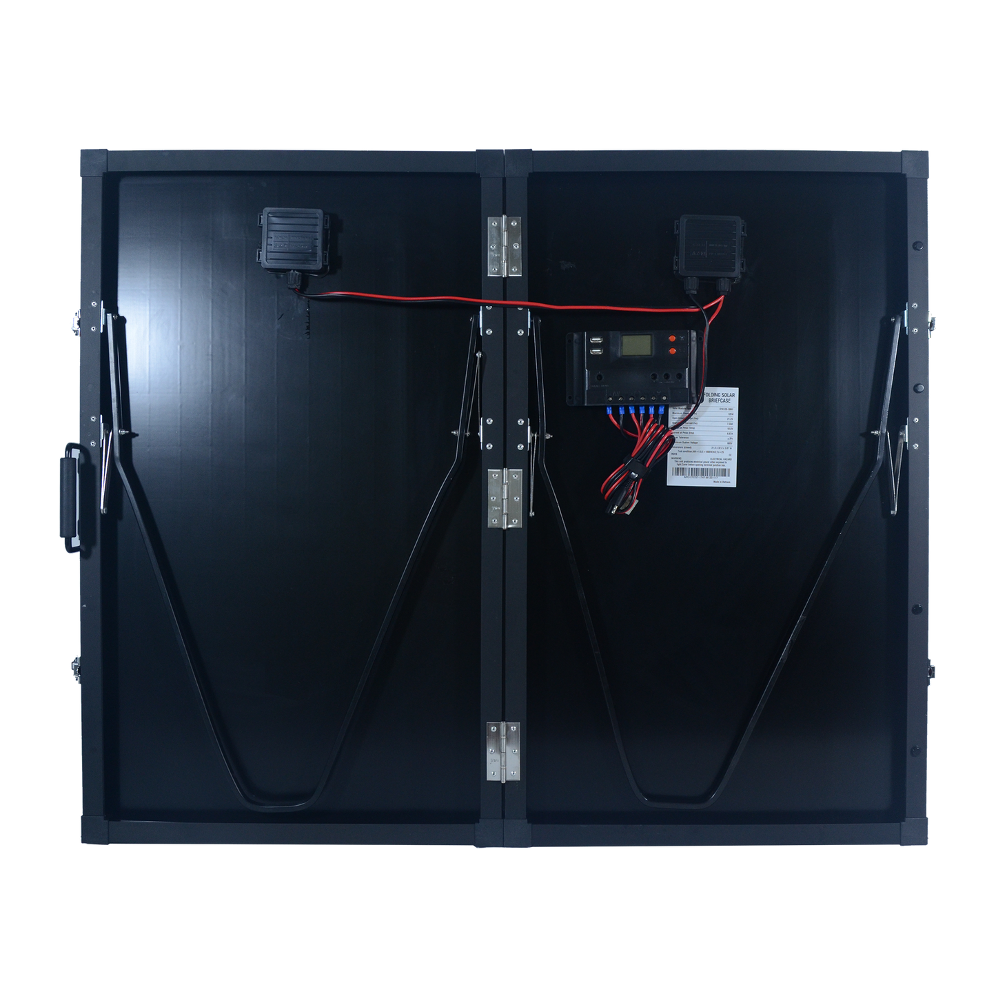 120 Watt Portable Monocrystalline Solar Panel for 12-Volt Charging in Briefcase Design (Refurbished)