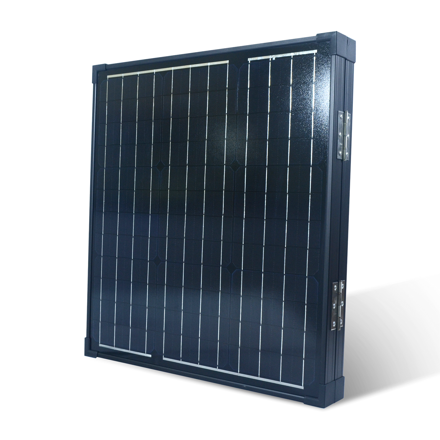 80 Watt Portable Monocrystalline Solar Panel for 12-Volt Charging in Briefcase Design (Refurbished)
