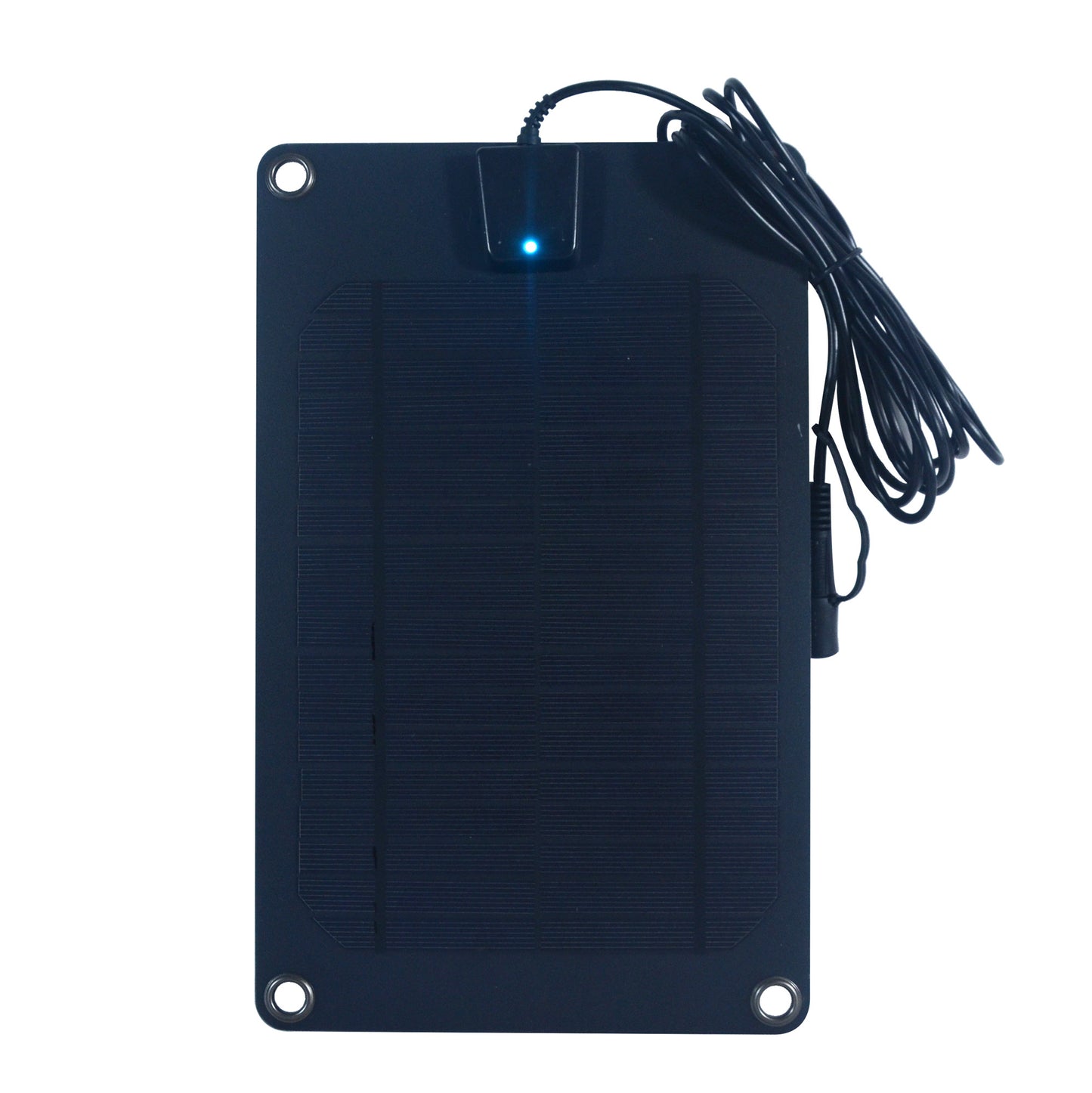 5 Watt Semi-Flex Monocrystalline Solar Panel for 12-Volt Charging (Refurbished)