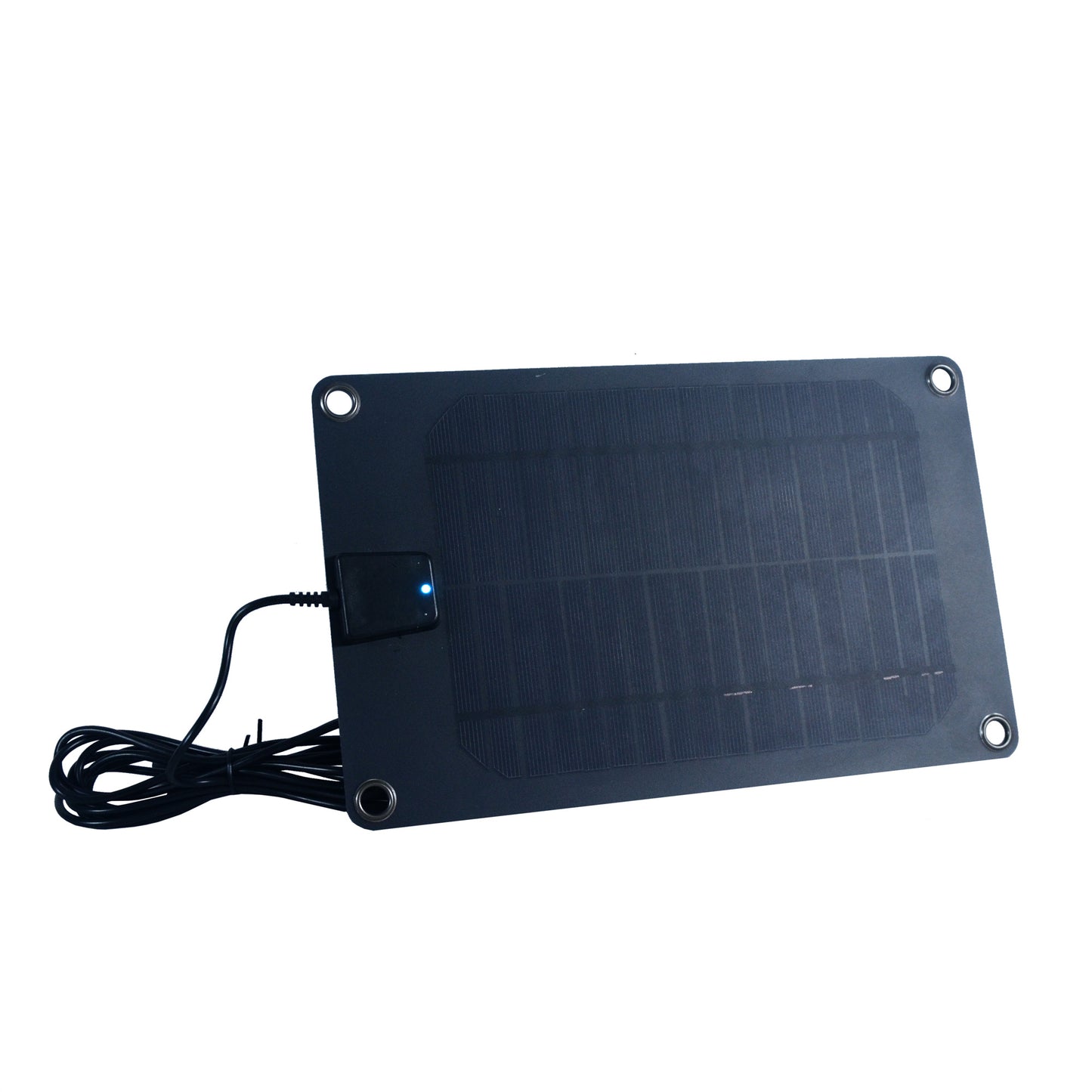 5 Watt Semi-Flex Monocrystalline Solar Panel for 12-Volt Charging (Refurbished)