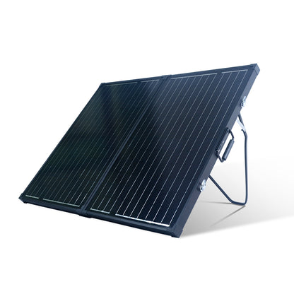 120-Watt Portable Monocrystalline Solar Panel for 12-Volt Charging in Briefcase Design (refurbished) - Ecowareness