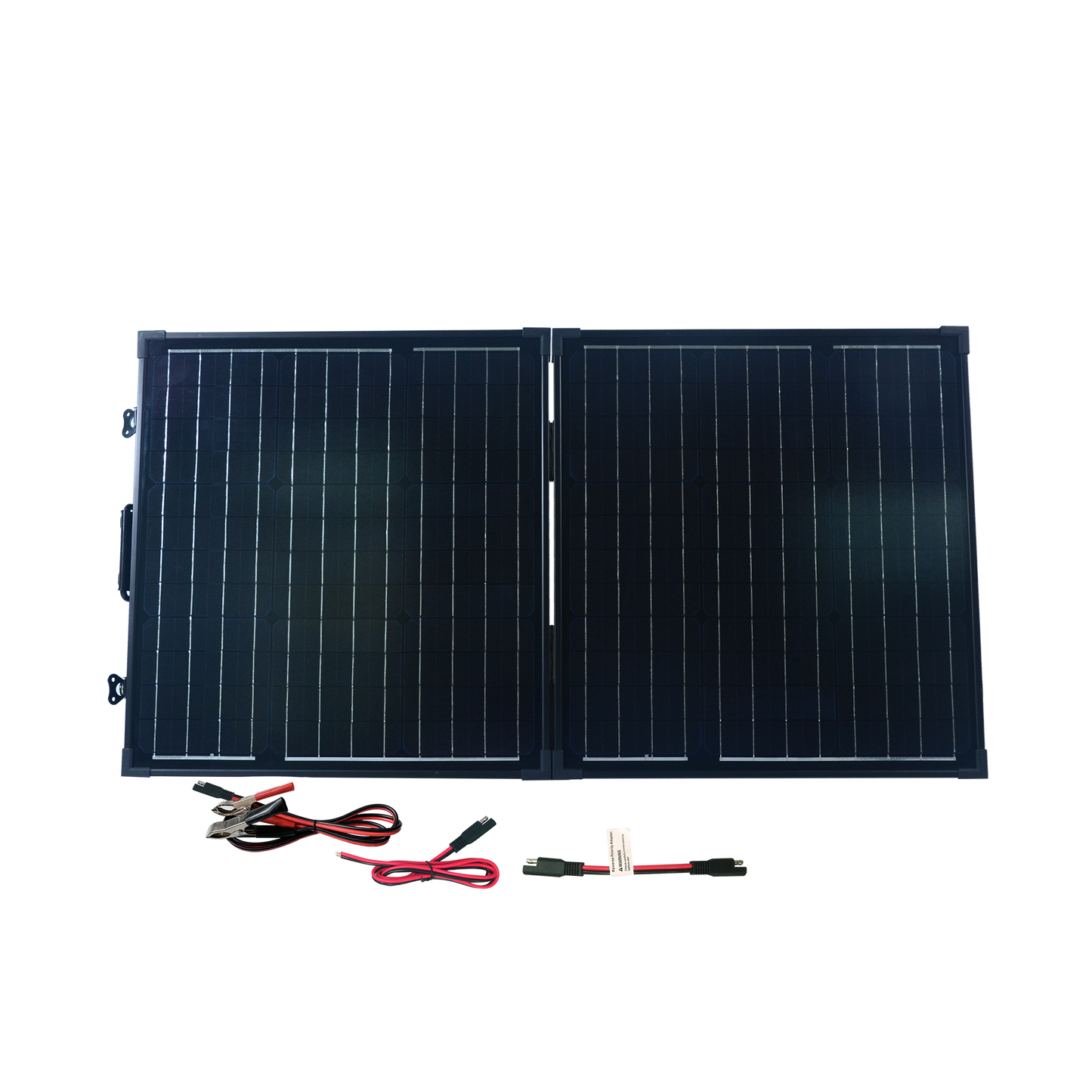 80 Watt Portable Monocrystalline Solar Panel for 12-Volt Charging in Briefcase Design (Refurbished)