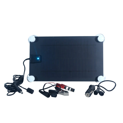 5 Watt Semi-Flex Monocrystalline Solar Panel for 12-Volt Charging (Refurbished)