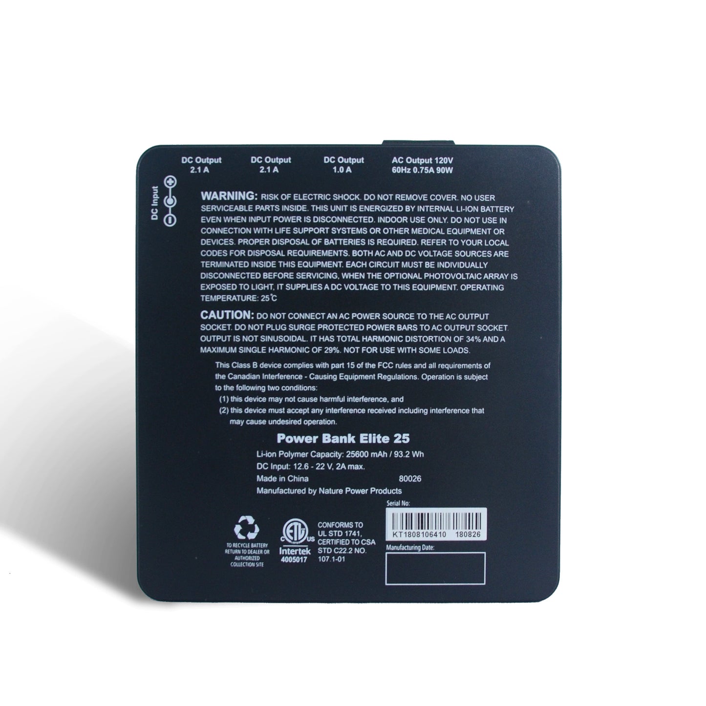 Power Bank Elite 25 (Refurbished)